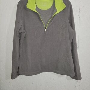 Tek Gear Lime and Gray Pullover (AB66)